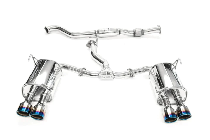 Incredible Invidia 2022+ Subaru WRX Q300 Rolled Titanium Tip Cat - Back Exhaust