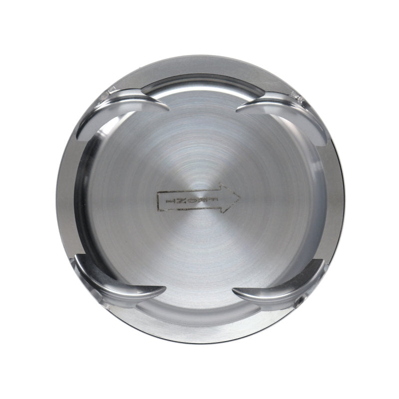 Manley 08+ Mitsubishi Evo X (4B11T) High-Performance 86.5mm +.5mm Oversize Bore 9.0:1 Dish Piston Set with Rings - Unleash Your Engine's Potential!