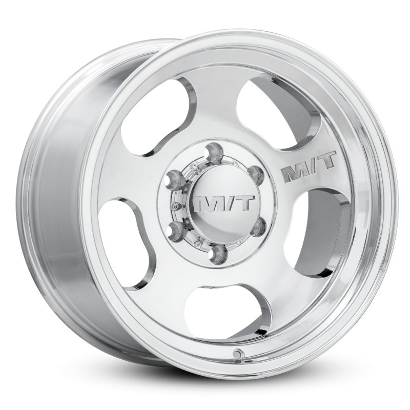 Mickey Thompson Canyon Polished Wheel - 16X12, 6X5.5, BP 4.53in, BS -50 Offset, 108.1mm Bore - Revamped for Modern Rigs!