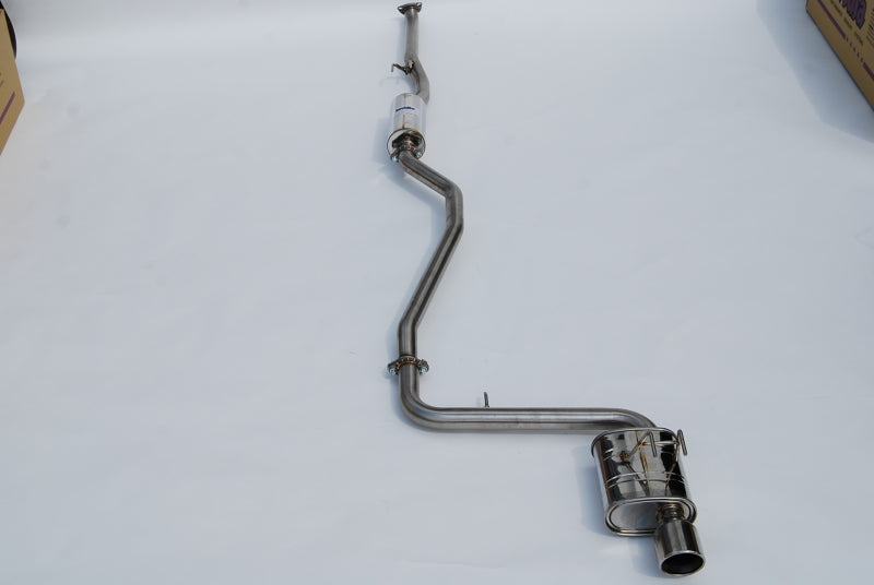 Unleash Your 2022+ Honda Civic Sport! Invidia 60mm Q300 Cat Back Exhaust with Rolled SS Tips