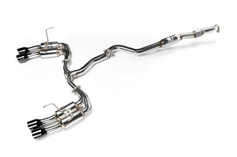 Unleash the Power! Invidia 2022+ Subaru WRX Gemini Single Layer Quad Black Tip Cat-Back Exhaust