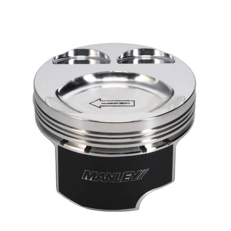 Manley Mazda Platinum Series Extreme Duty Pistons: 87.5mm STD Bore, 9.5 CR Dish Type with Rings