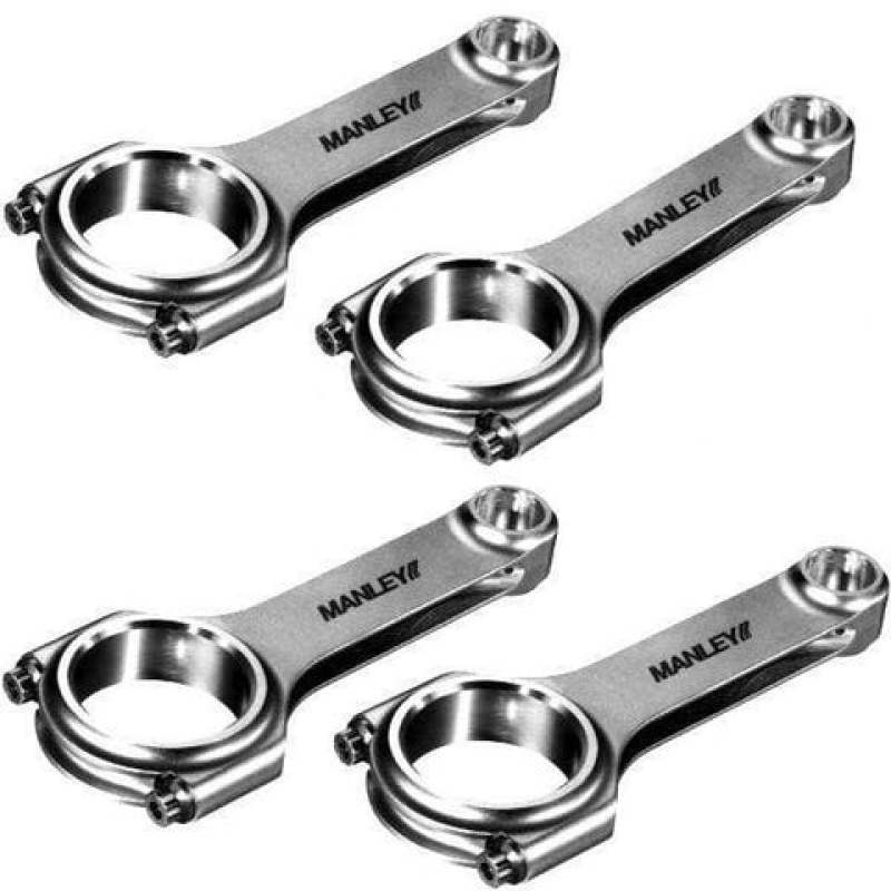 Manley 02+ Honda CRV 2.4L V-Tech DOHC K24: High-Performance H-Beam Connecting Rod Set (Set of 4)