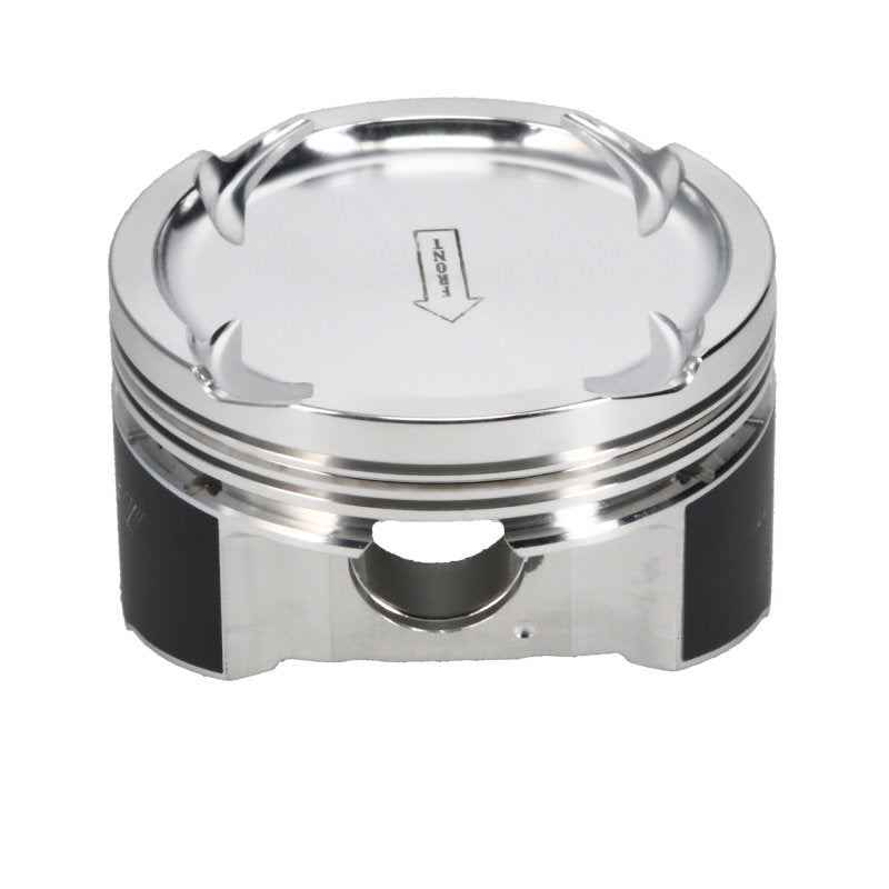 Manley 08+ Mitsubishi Evo X (4B11T) High-Performance 86.5mm +.5mm Oversize Bore 9.0:1 Dish Piston Set with Rings - Unleash Your Engine's Potential!