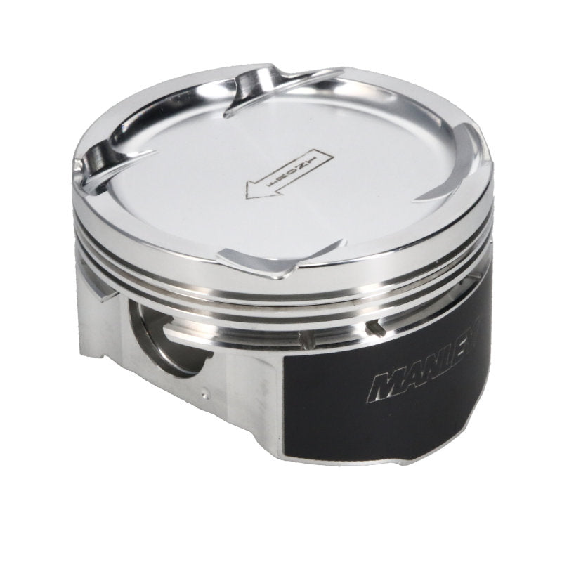Manley 08+ Mitsubishi Evo X (4B11T) High-Performance 86.5mm +.5mm Oversize Bore 9.0:1 Dish Piston Set with Rings - Unleash Your Engine's Potential!