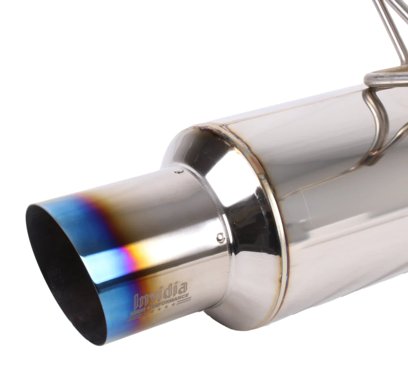 Incredible Invidia 2022+ Subaru WRX Single N1 Titanium Burnt Tip Cat-back Exhaust - Upgrade Your Ride Now!