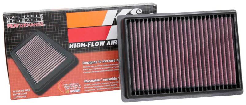 K&N Premium Replacement Air Filter for 2016 - 2022 Lexus RX450H and 2017 - 2019 Toyota Highlander