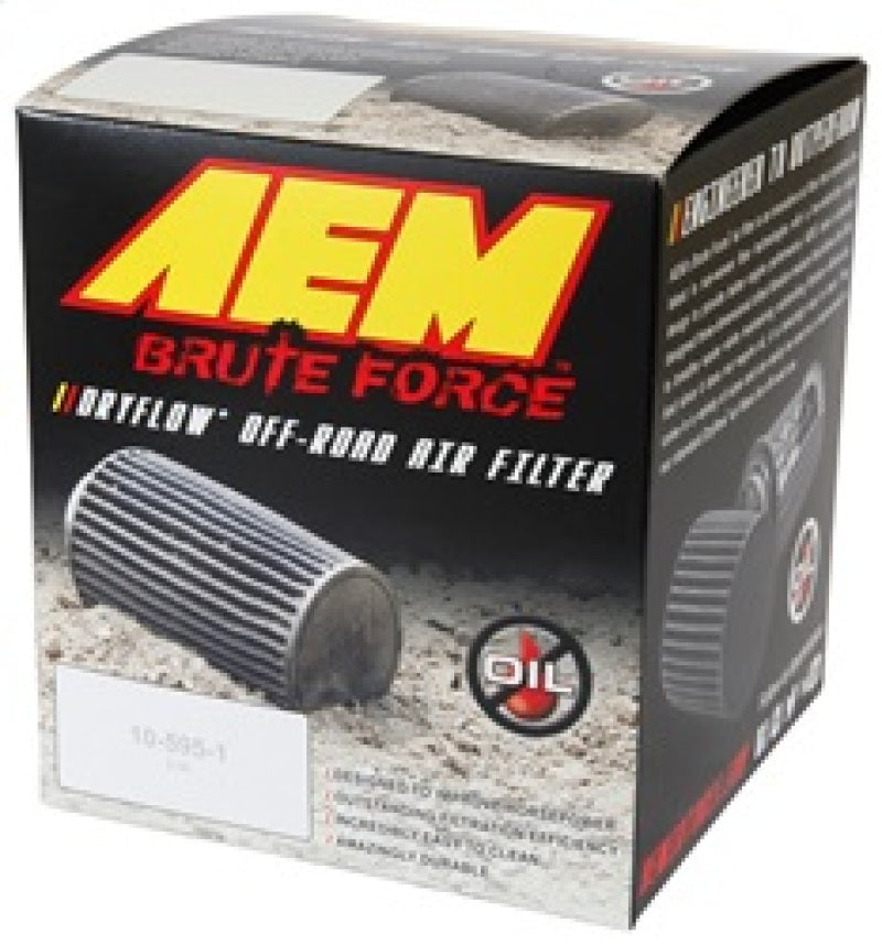 AEM 2.75 in x 5 in Dryflow Air Filter - Perfect for Off - Road Adventures