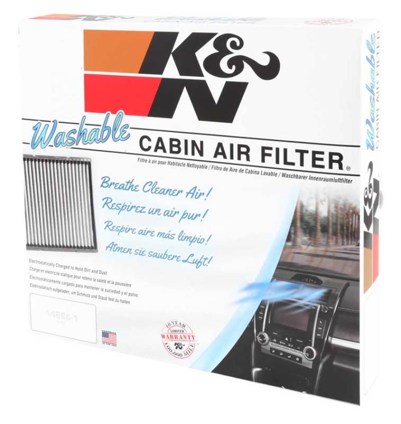 K&N Premium Cabin Air Filter for 2013 - 2016 Audi SQ5 3.0L V6 and Multiple Other Models