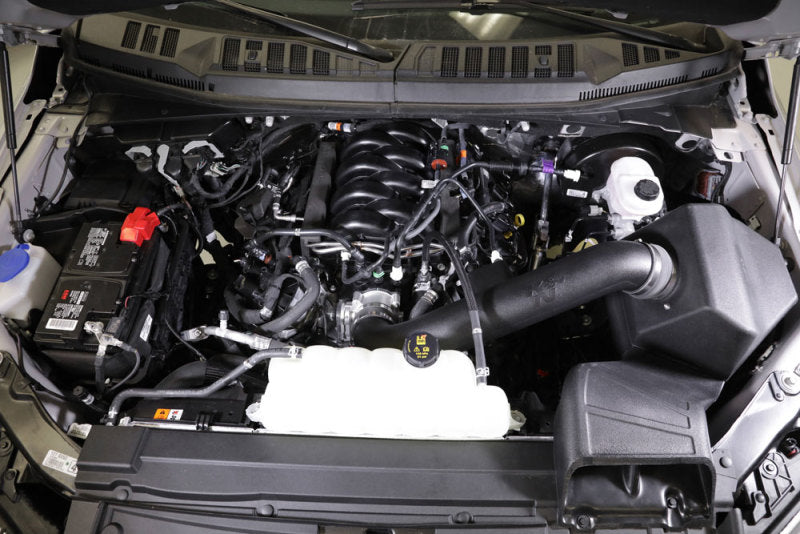 Rev Up Your Ford F150! K&N 63 Series AirCharger Performance Intake for 2015 - 2020 5.0L V8