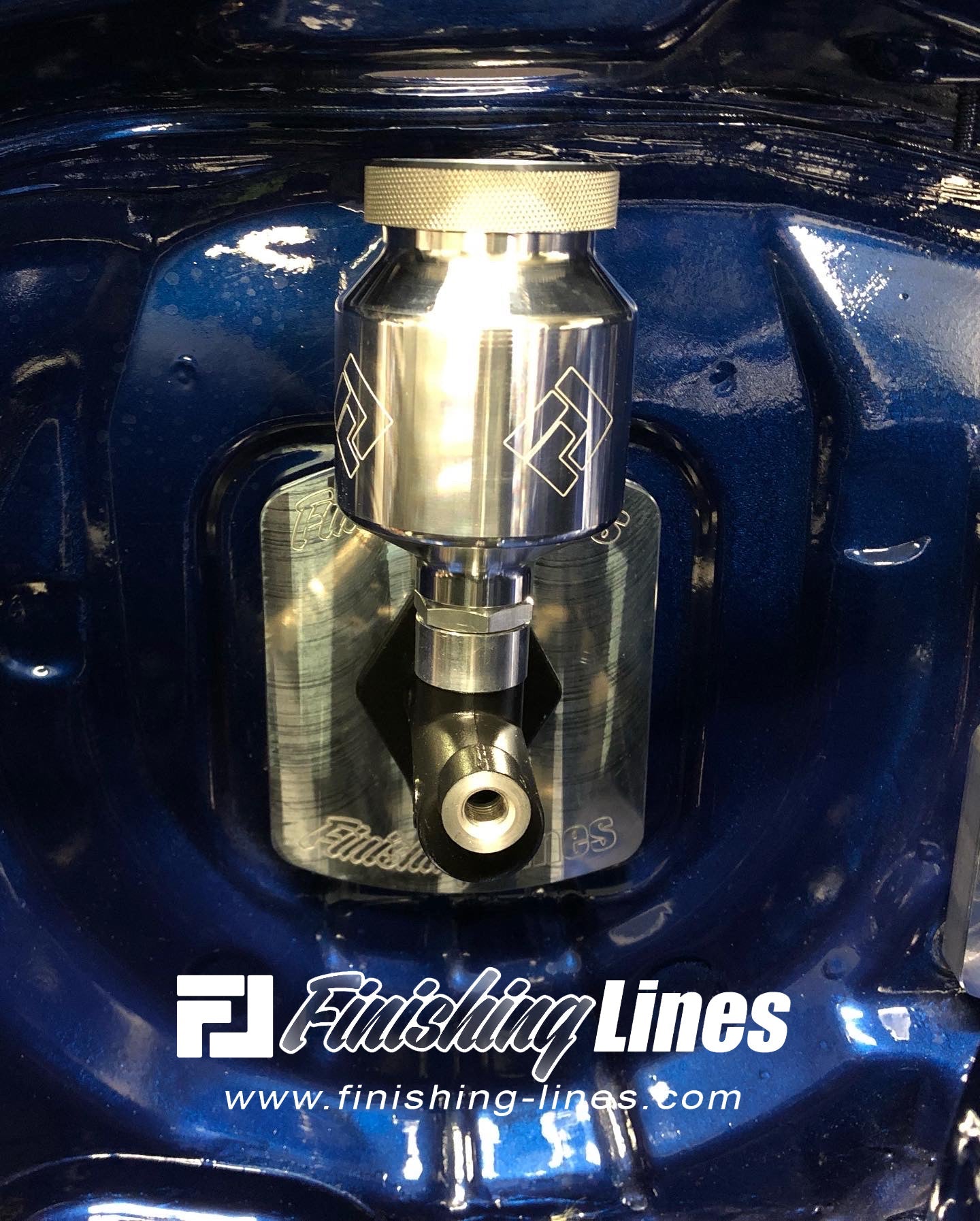 Finishing Lines Premium Billet Reservoir Kit for Wilwood Master Cylinder - Upgrade Your Braking System Now!