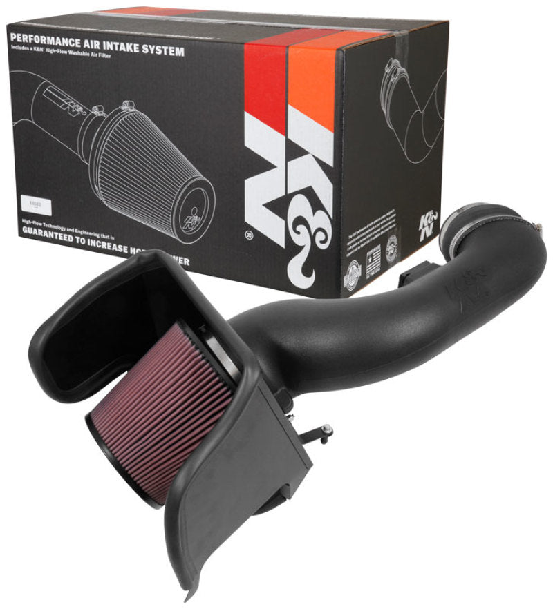 K&N's High-Performance Air Intake System for 2017 - 2019 Ford F Super Duty V8 6.7L Diesel