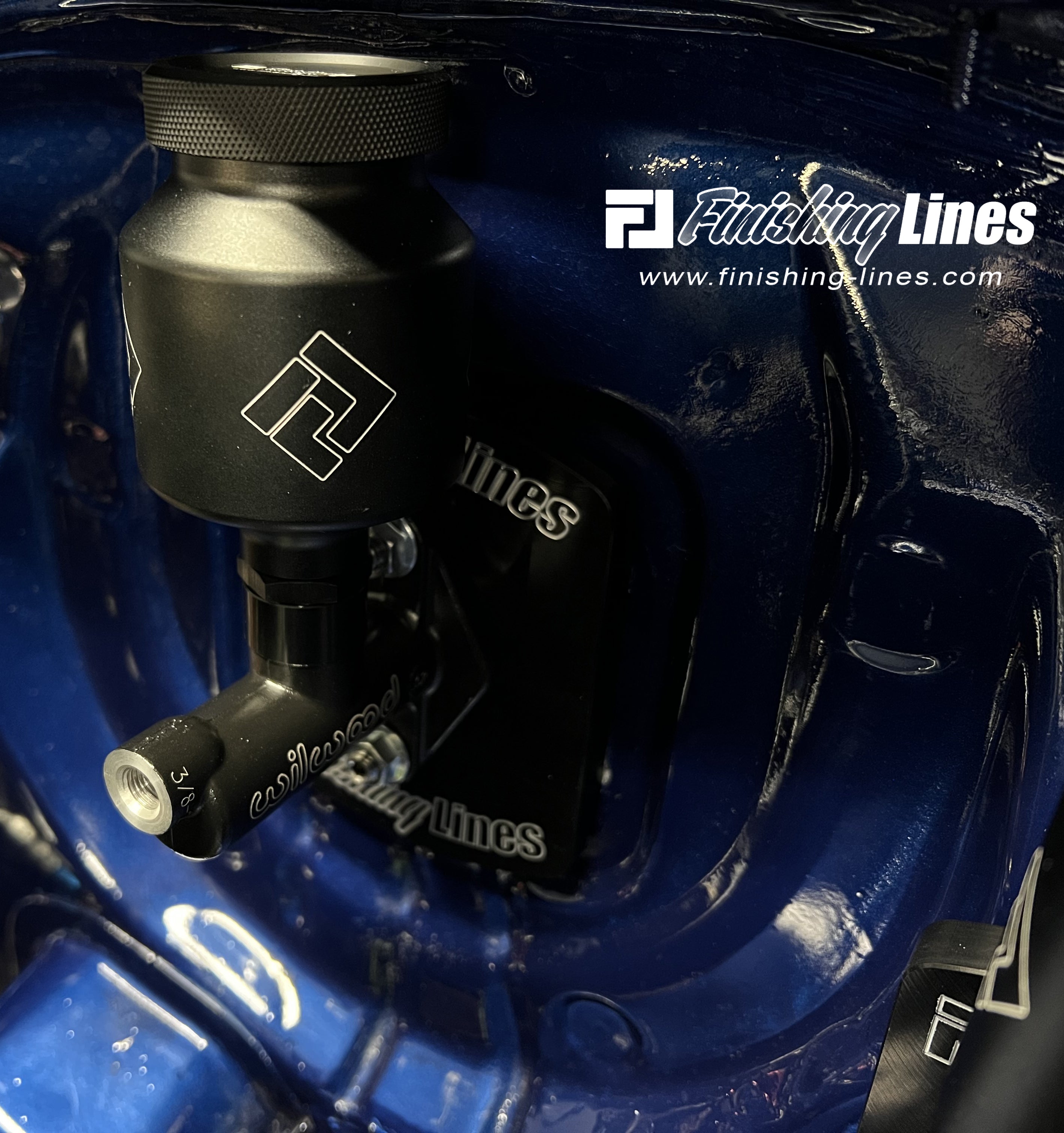 Finishing Lines Honda/Acura Brake Booster Delete V2 - Sleek Black Edition
