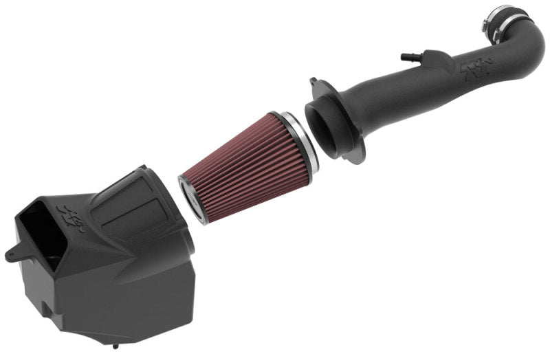 K&N 2018 - 2024 Jeep Wrangler & Gladiator V6 - 3.6L F/I Aircharger: Boost Your Performance Now!