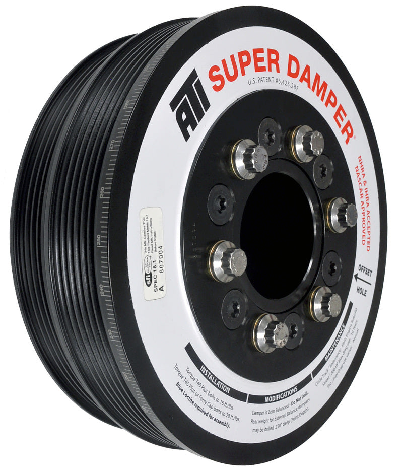 ATI's Stunning 7.425in Steel Damper - Ideal for LS1/LS2 Engines!
