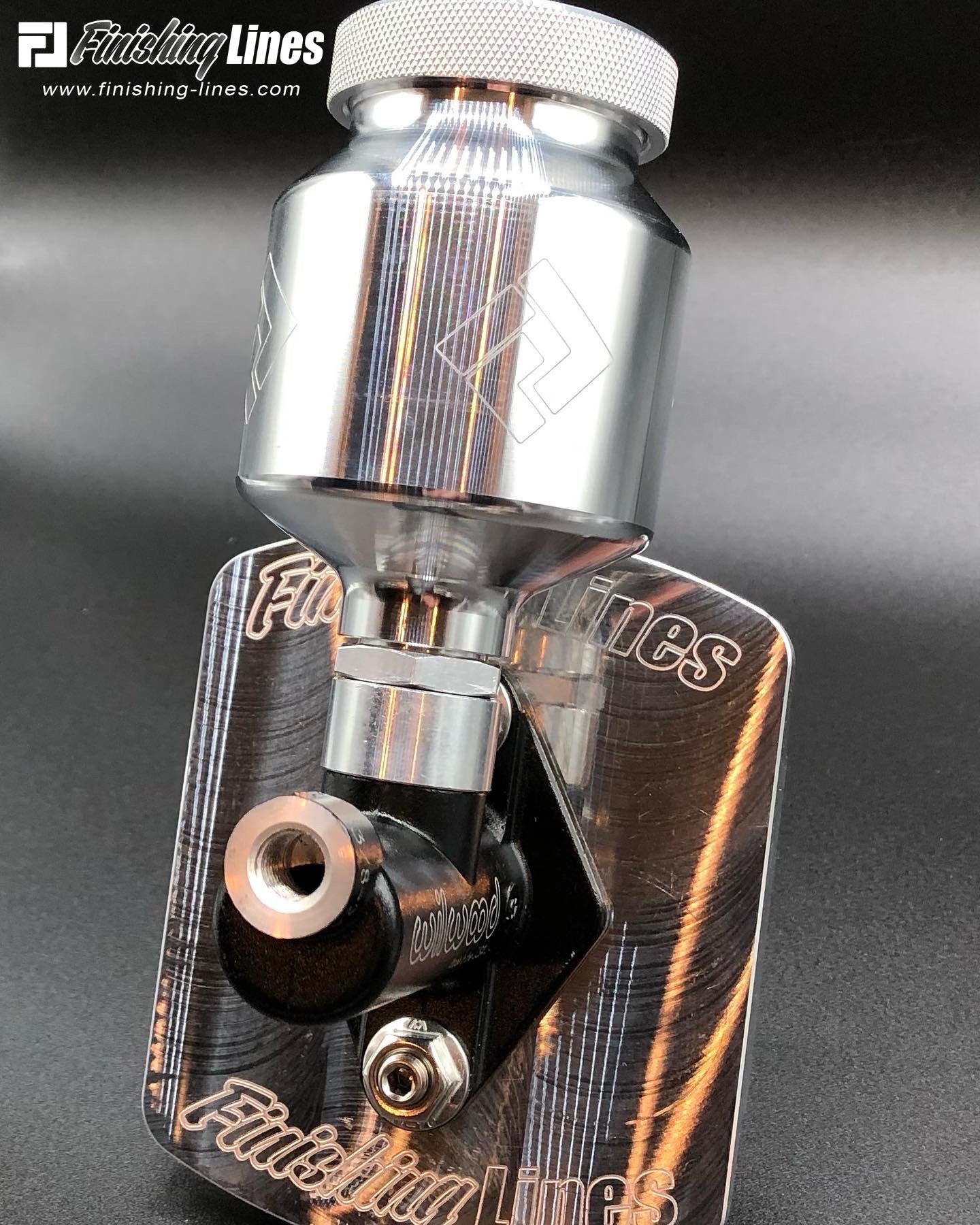 Finishing Lines Premium Billet Reservoir Kit for Wilwood Master Cylinder - Upgrade Your Braking System Now!