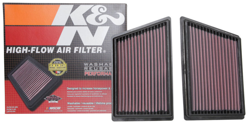 K&N 2019 - 2024 Porsche 911 3.0L H6 F/I High - Performance Drop - In Replacement Air Filter