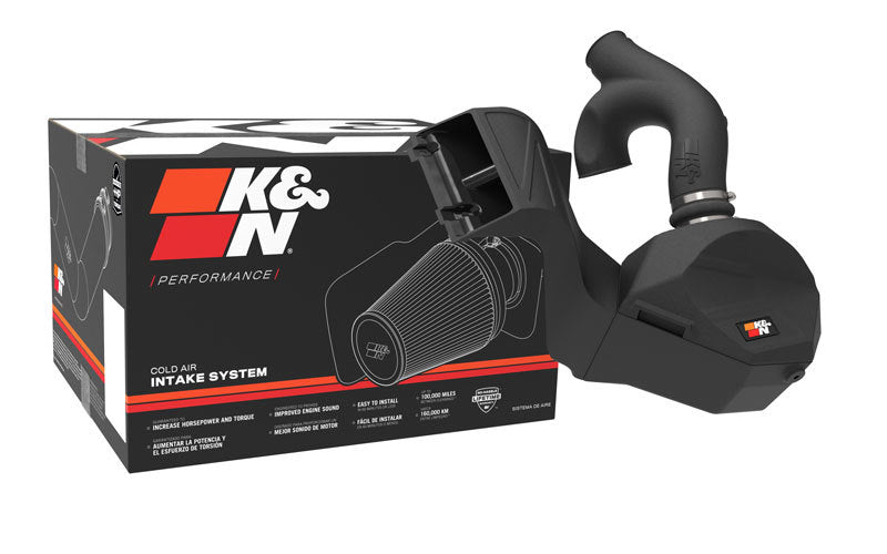 K&N High-Performance Aircharger Intake for 2021+ Ford F150 V6-3.5L/2.7L F/I