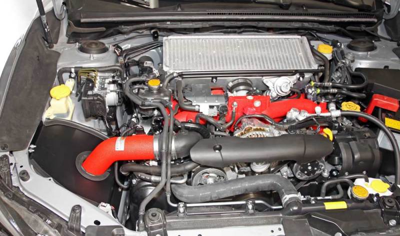 K&N Red Typhoon Short Ram Intake for 2015-2017 Subaru WRX-STI 2.5L H4
