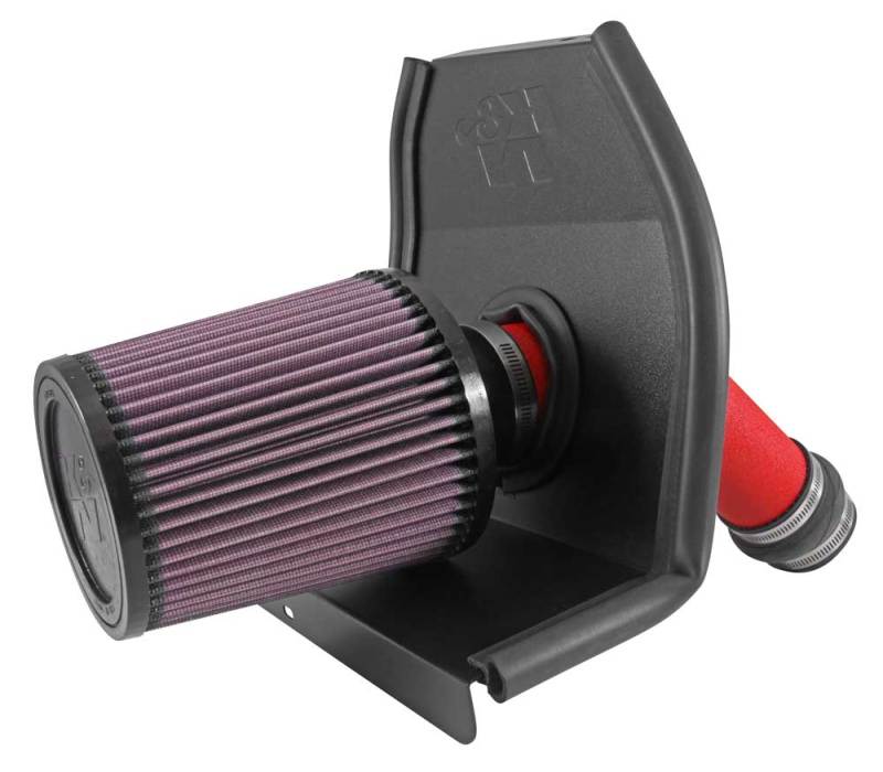 K&N Red Typhoon Short Ram Intake for 2015-2017 Subaru WRX-STI 2.5L H4