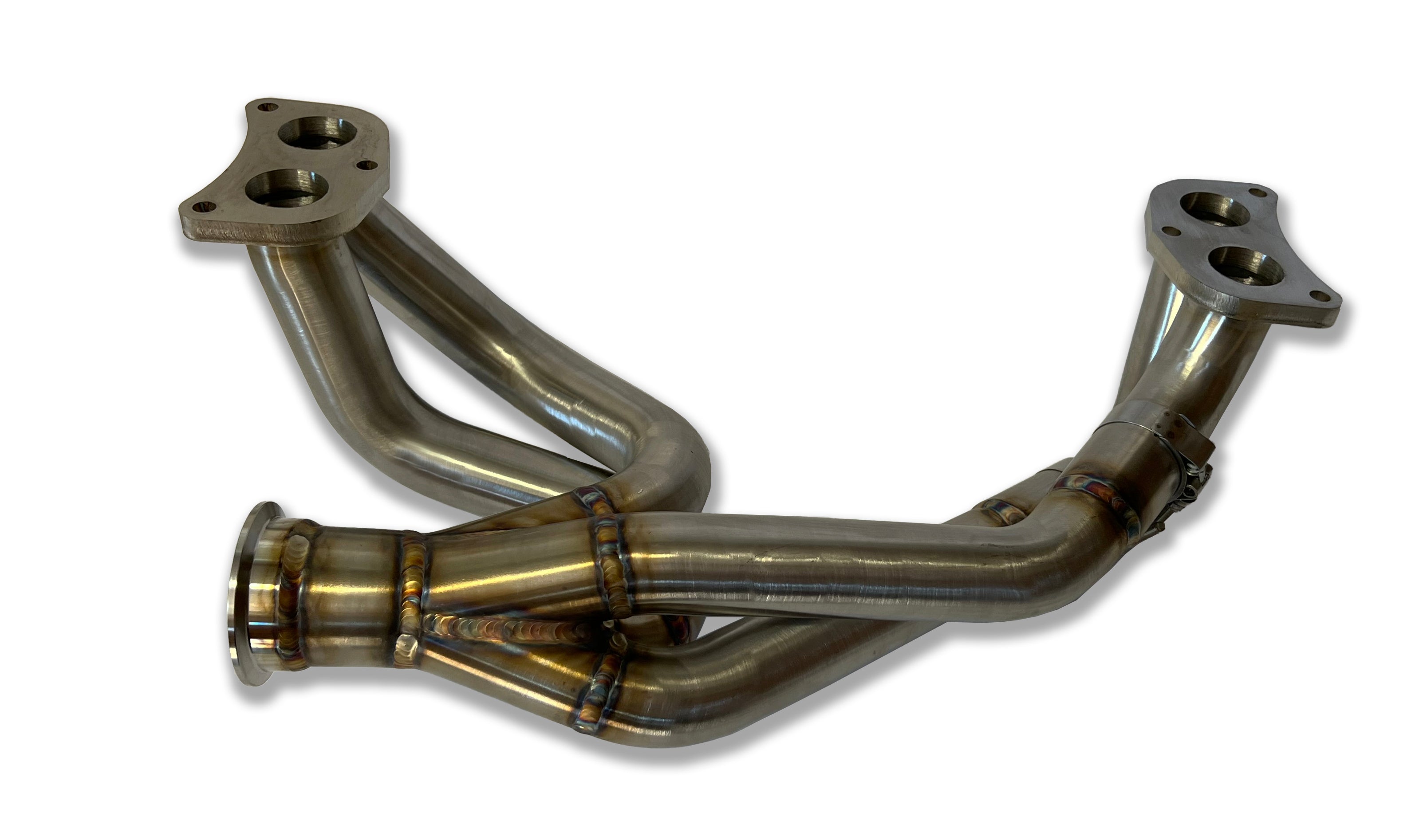 ETS Subaru STI V2 MaxFlow Front Facing Exhaust Header - Unleash Performance!