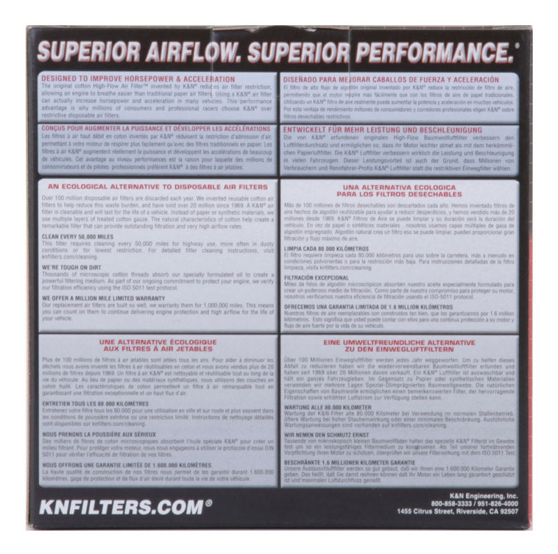 K&N 59-74 Rover Custom Round Race Filter - High-Performance Air Filter!