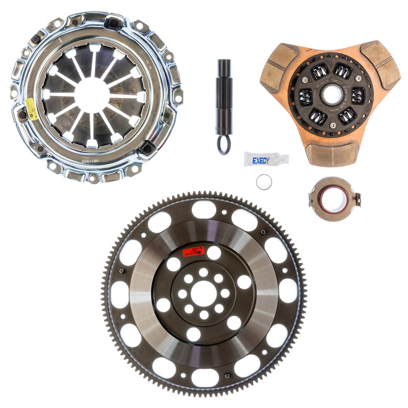 Exedy High-Performance 2002 - 2006 Acura RSX Base L4 Stage 2 Cerametallic Clutch with Thick Disc and HF02 Lightweight FW