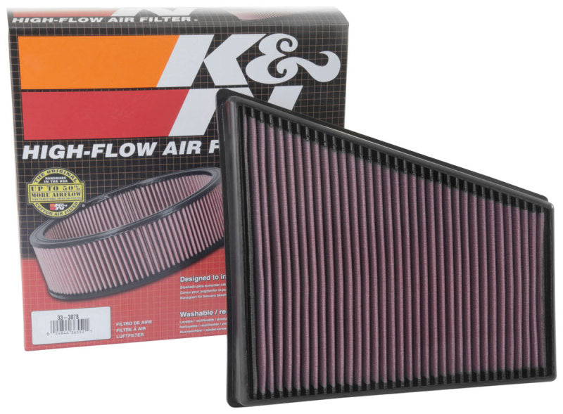 K&N High-Performance Drop-In Air Filter for 2017 - 2024 Porsche 718 Boxster & Cayman
