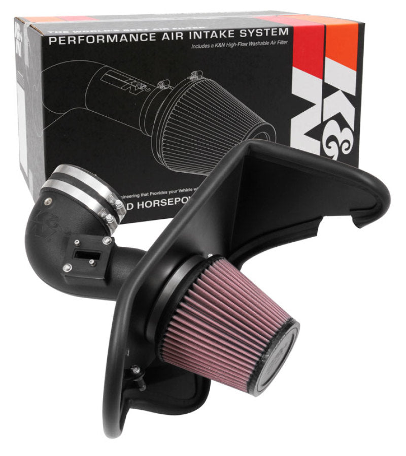 Rev Up Your 2016 - 2017 Chevrolet Camaro L4 - 2.0L F/I Turbo with K&N Aircharger Performance Intake