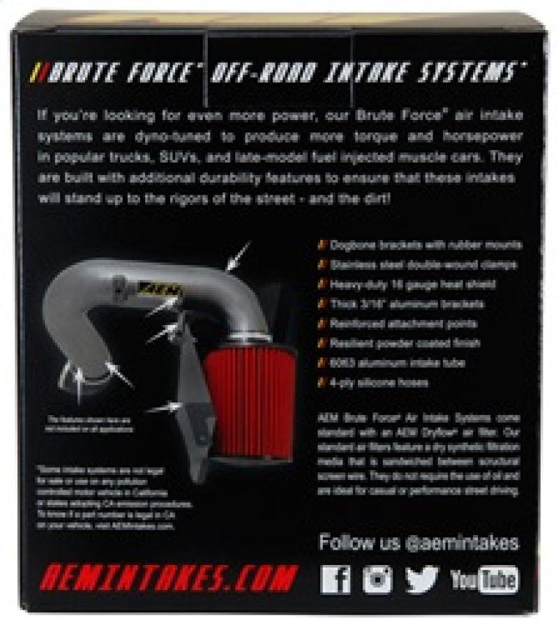 AEM 3 in x 5 in Dryflow Air Filter - Ideal for Off - Road Adventures