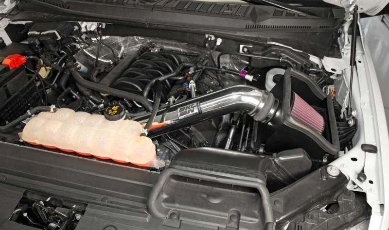 K&N 15 Ford F150 5.0L V8 F/I: Unleash High - Flow Performance Intake Kit