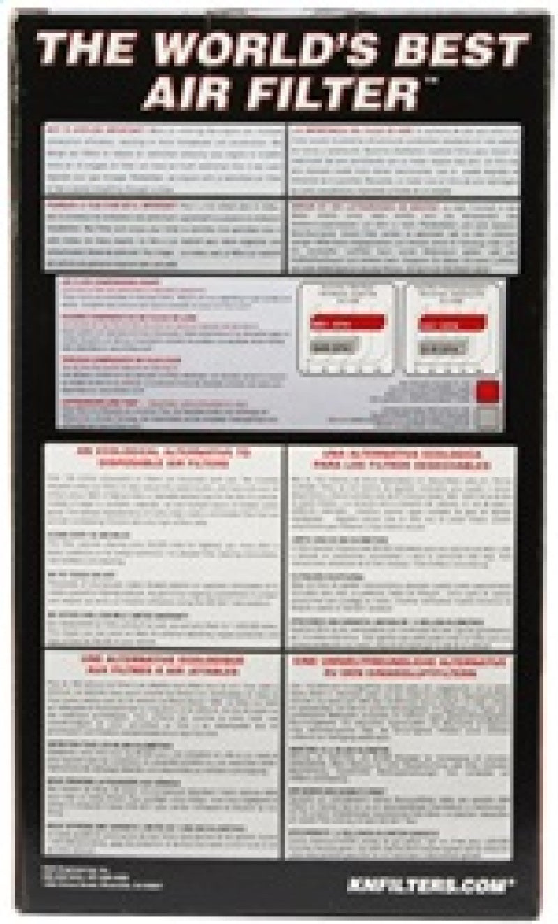 K&N High-Performance Drop-In Air Filter for 2012 Mercedes Benz C180 L4-1.6L F/I
