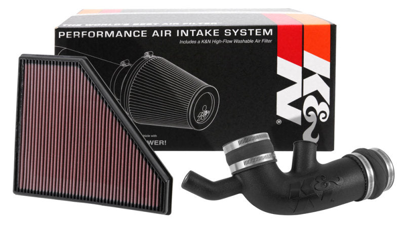K&N High-Performance Intake Kit for 2016 - 2019 Chevrolet Camaro V6 3.6L