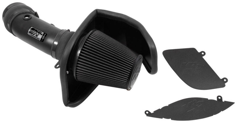 K&N DRYFLOW Performance Air Intake System - Unleash Your 2017 - 2023 Dodge Charger/Challenger Hellcat's Power!