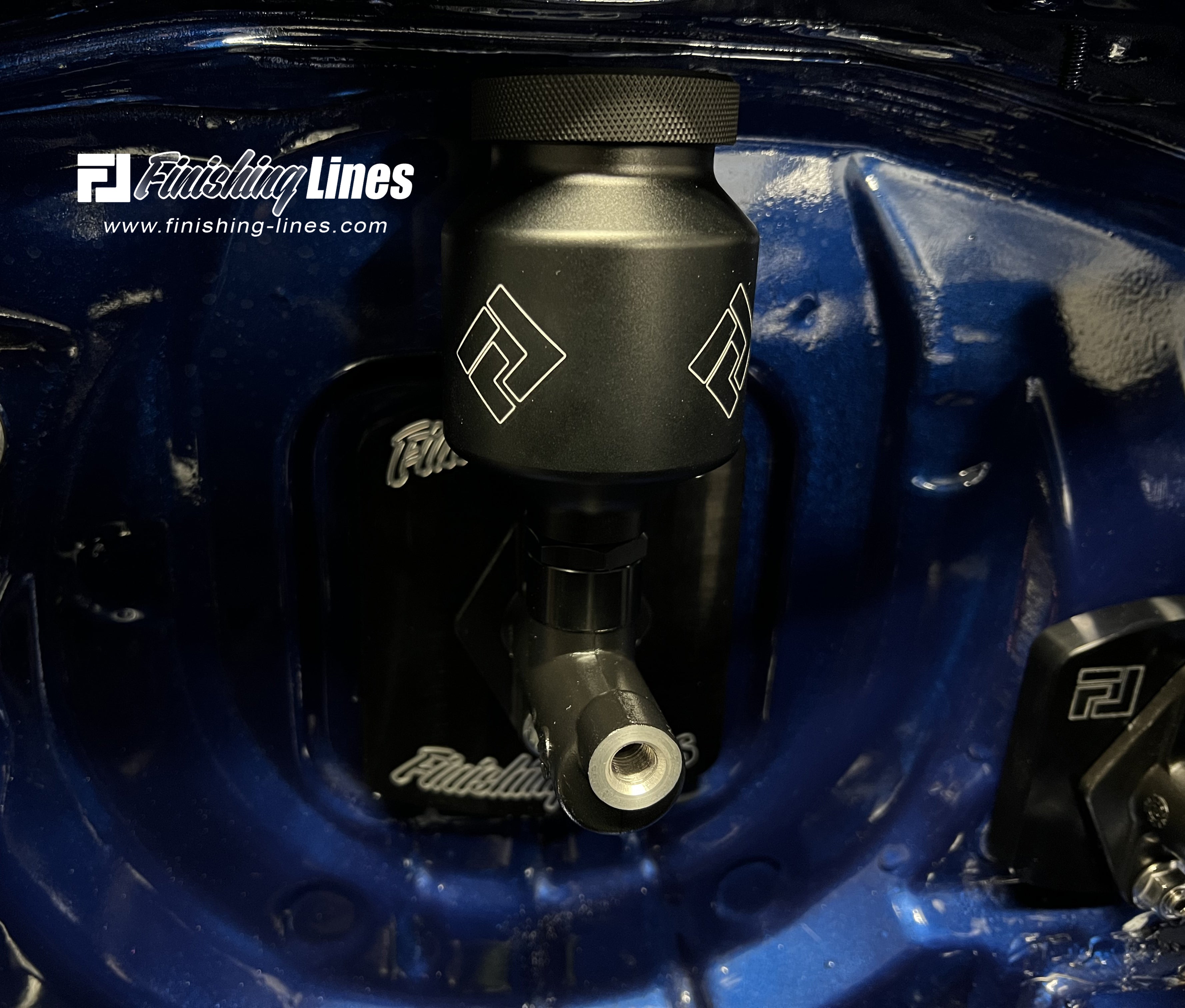 Finishing Lines Honda/Acura Brake Booster Delete V2 - Sleek Black Edition