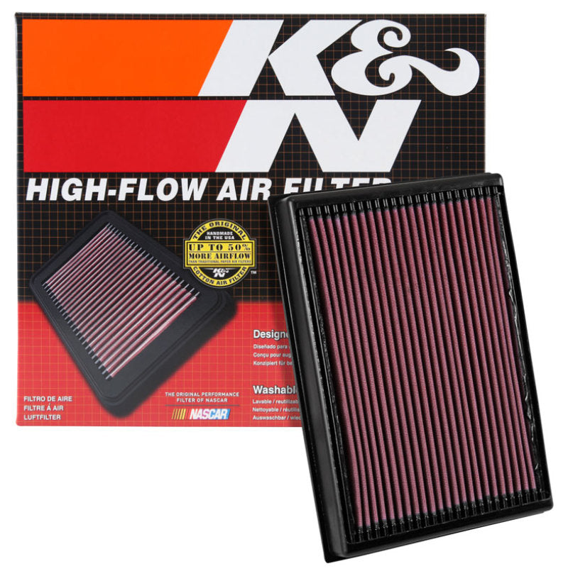 K&N Premium Replacement Air Filter for 2016 - 2019 Nissan Titan XD V8-5.0L