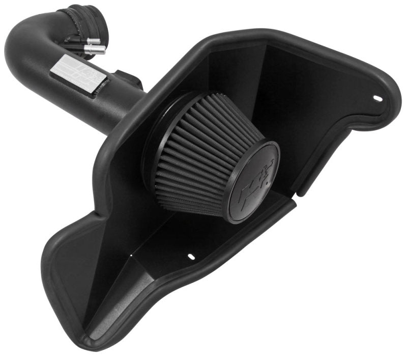 K&N 2015 Ford Mustang GT 5.0L V8 Black High-Performance Intake Kit - Unleash Your Engine's Potential!