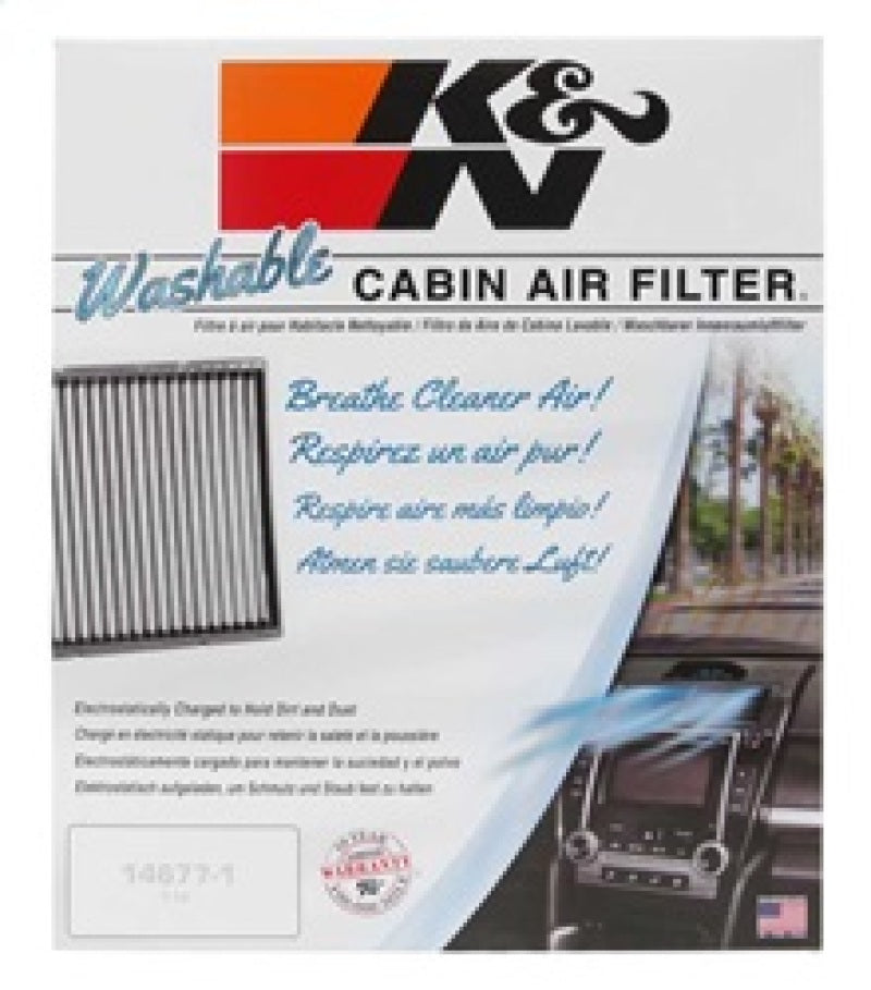 K&N Premium Cabin Air Filter for 2019 - 2024 RAM 1500/2500/3500 & 2022 - 2024 Jeep Wagoneer Models