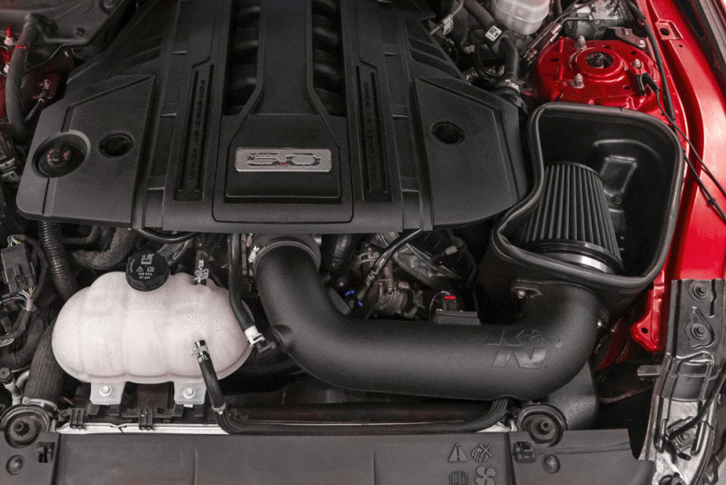 Rev Up Your 2018 - 2023 Ford Mustang GT 5.0L V8 with K&N Dryflow Performance Air Intake System!