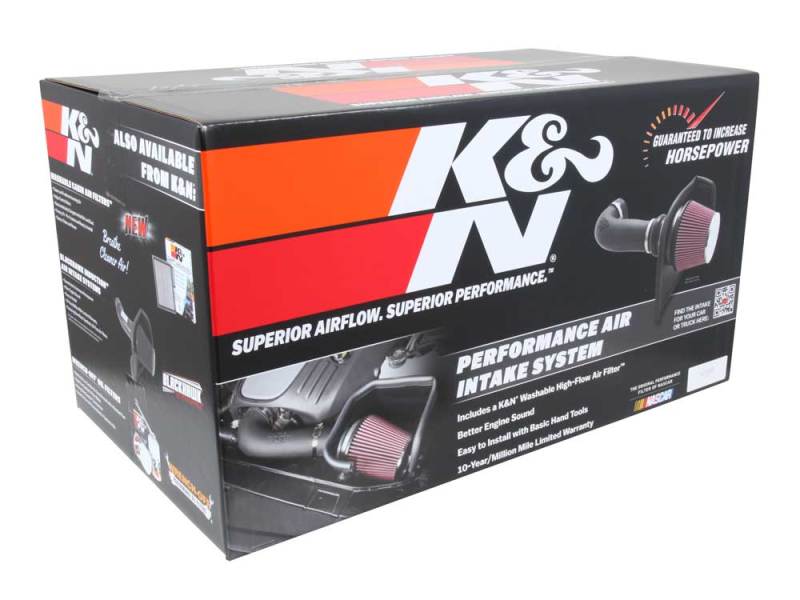K&N Performance Air Intake Kit for 2019 - 2023 Jeep Cherokee L4 - 2.4L