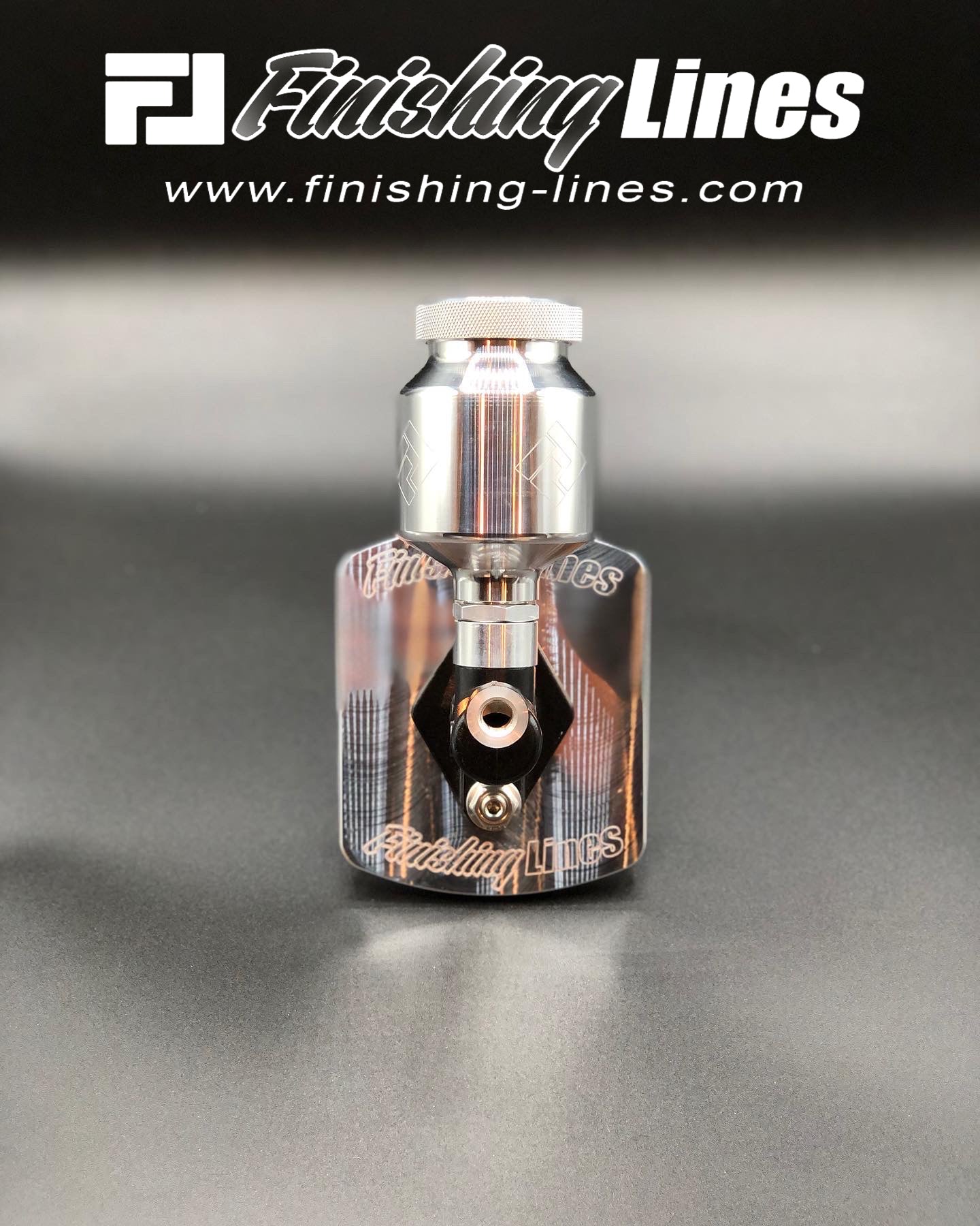 Finishing Lines Premium Billet Reservoir Kit for Wilwood Master Cylinder - Upgrade Your Braking System Now!
