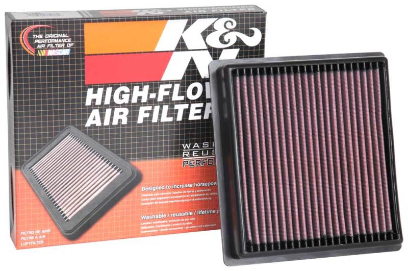 K&N High-Performance Air Filter for 2019-2021 Subaru WRX STI 2.5L F/I