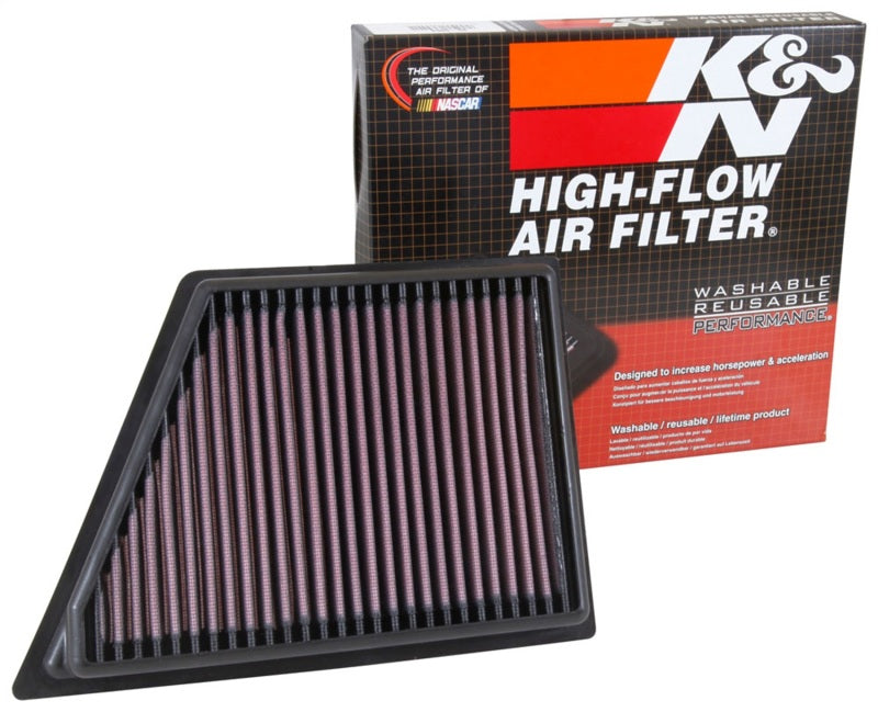 K&N High-Performance Drop-In Air Filter for 2016-2019 Cadillac CT6 V6 3.0L F/I (Right)