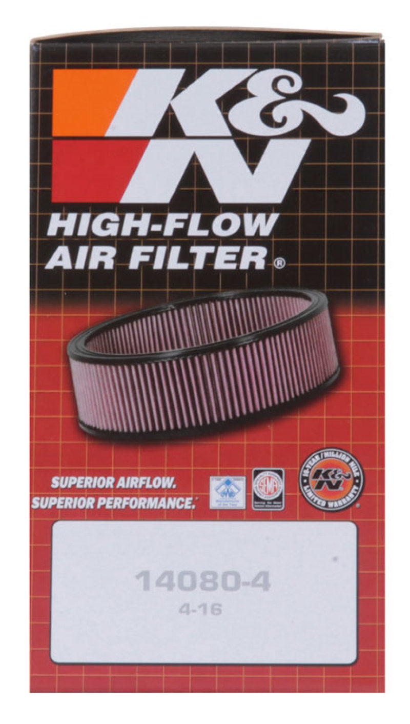 K&N 59-74 Rover Custom Round Race Filter - High-Performance Air Filter!