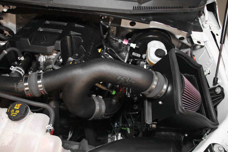 K&N 2015 - 2017 FORD F150 2.7L V6 High - Performance Intake Kit: Unleash Your Truck's Power!