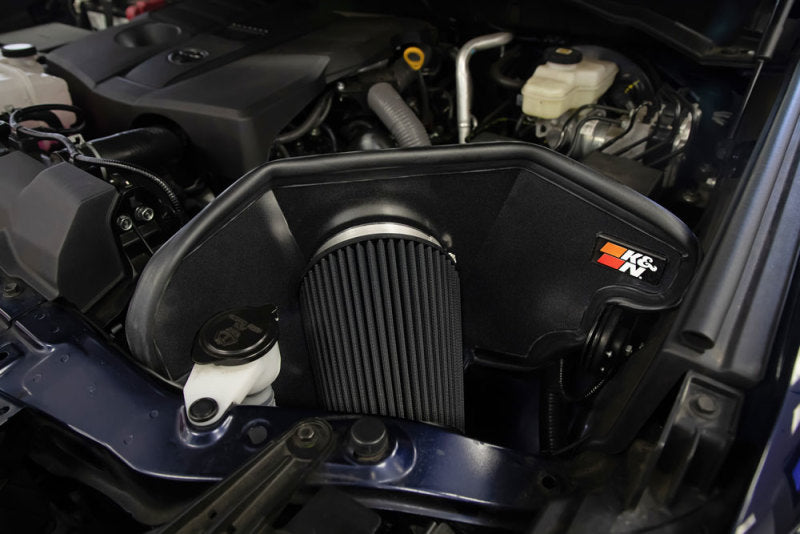 K&N 22 - 23 Toyota Tundra V6 - 3.5L Blackhawk Performance Intake Kit: Unleash Your Engine's Potential!