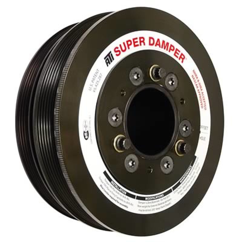 ATI Damper - 7.425in - Steel LW - 6/4 Grv - LS3 Camaro - 10-15 - Gen 3 Vortec Truck - LS - 3 Ring: The Ideal Choice for High - Performance Engines