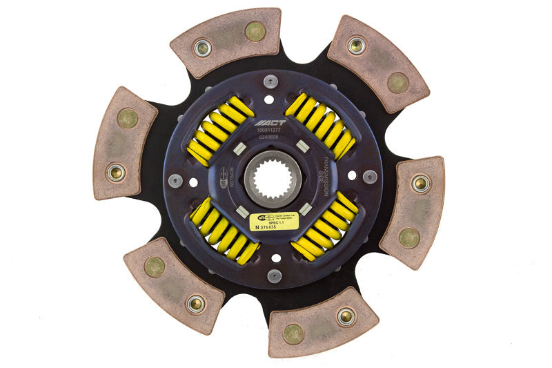 ACT 2003 Mitsubishi Lancer High-Performance 6 Pad Sprung Race Disc