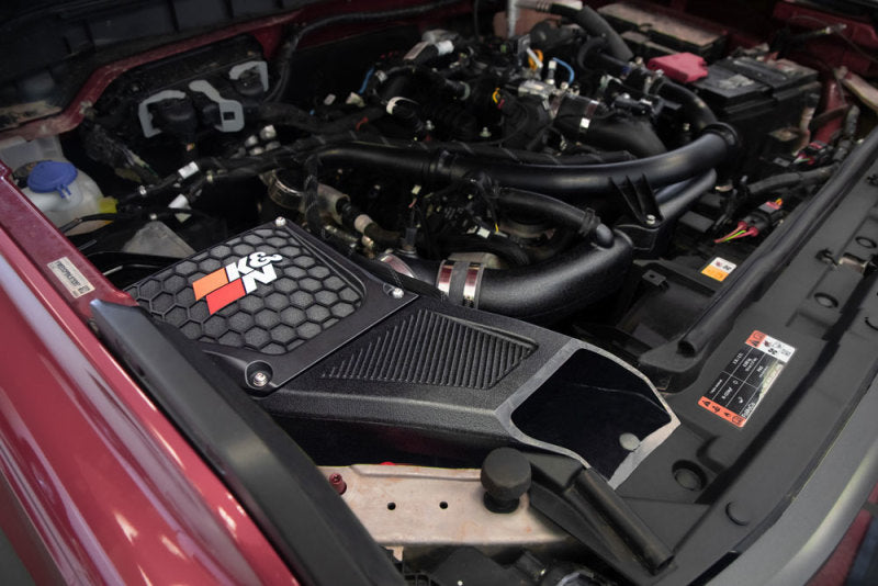 K&N Dryflow Performance Air Intake System for 2021 - 2024 Ford Bronco 2.7L V6 F/I