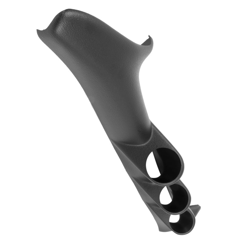 Autometer 52mm Black Triple Pillar Pod - Perfect for 97 - 03 Ford F - 150 & Harley Davidson F150 Models